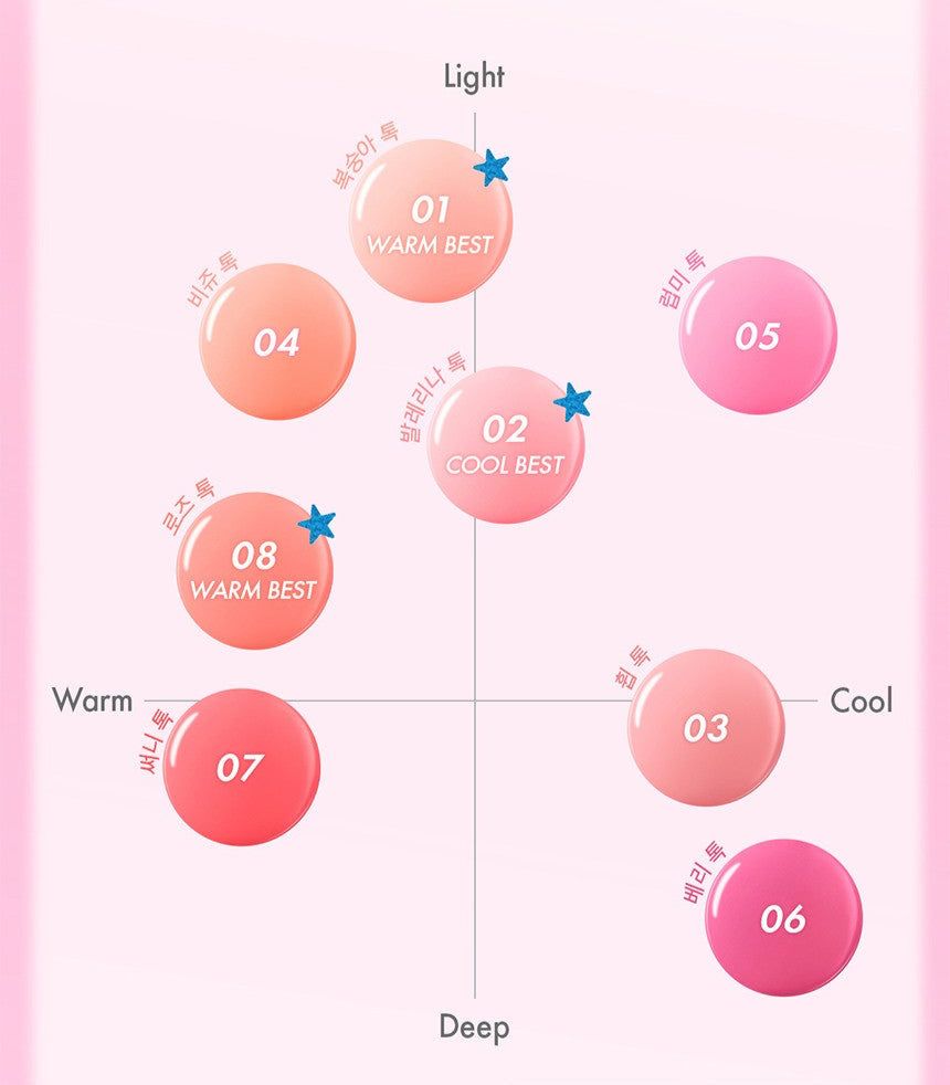 Cheek Tok Tok 5.5ml (7 Colors), AMUSE AMUSE Face Blush