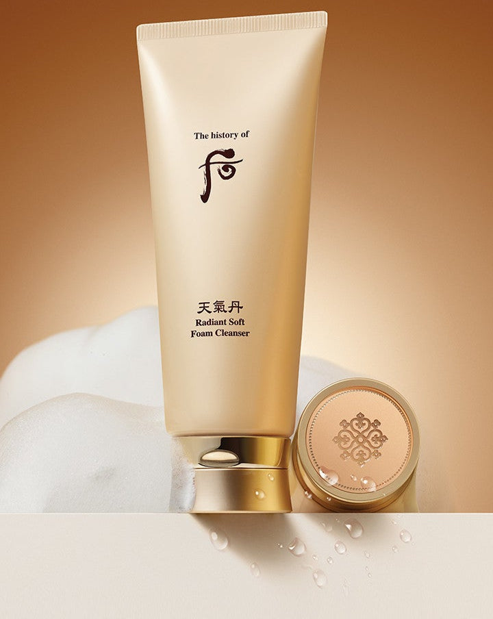 Cheongidan Radiant Soft Foam Cleanser 180ml, THE WHOO THE WHOO Cleansing Foam