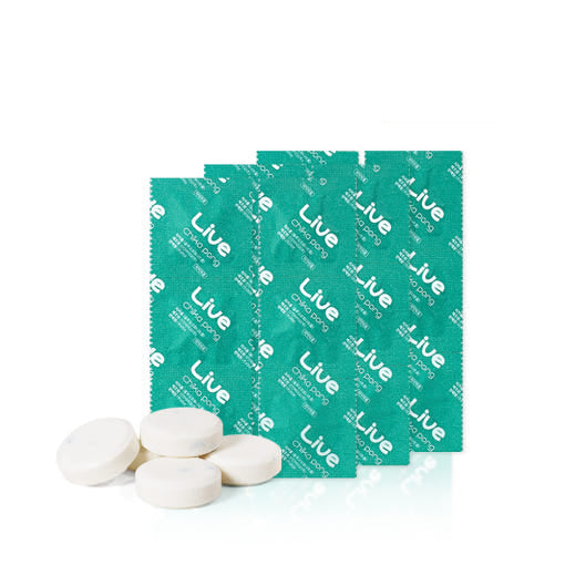 Chicapong Solid Mouthwash (18 tablets), Live orals