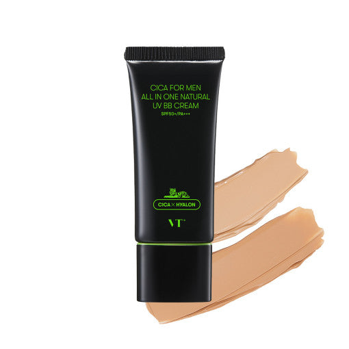 Cica For Men All In One Natural UV BB Cream - 2 Colors 30g SPF50+/PA+++, VT VT BB Cream