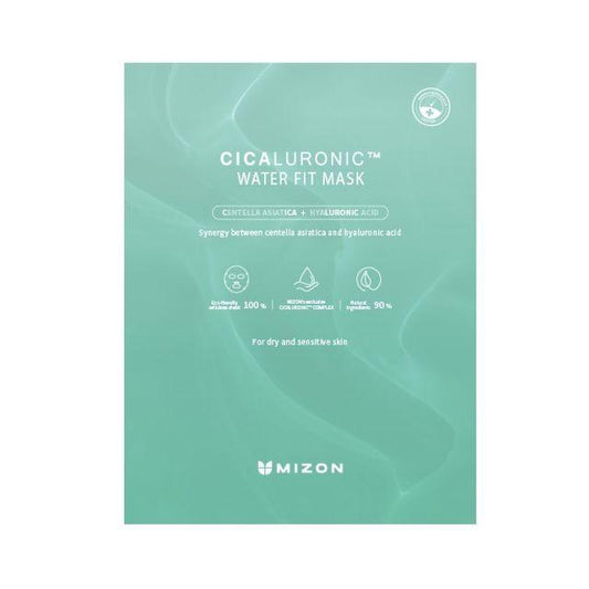 Cicaluronic Water Fit Mask 24g X 10ea, MIZON MIZON Sheet Mask