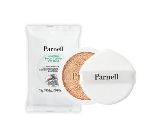 Cicamanu Serum Cushion SPF45 PA++ 15g (Refill) (3colors), Parnell Parnell Cushion Foundation