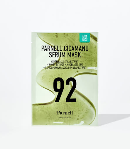 Cicamanu Serum Mask Sheet 25ml X 10ea, Parnell Parnell Treatment Mask