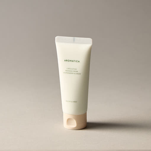 Circulating Massage Cream Juniper Berry & Lemon 100ml, AROMATICA AROMATICA Body Lotion