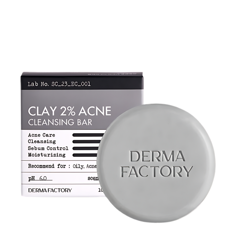 Clat 2% Acne Cleansing Bar 120g, DERMA FACTORY DERMA FACTORY Bar Soap