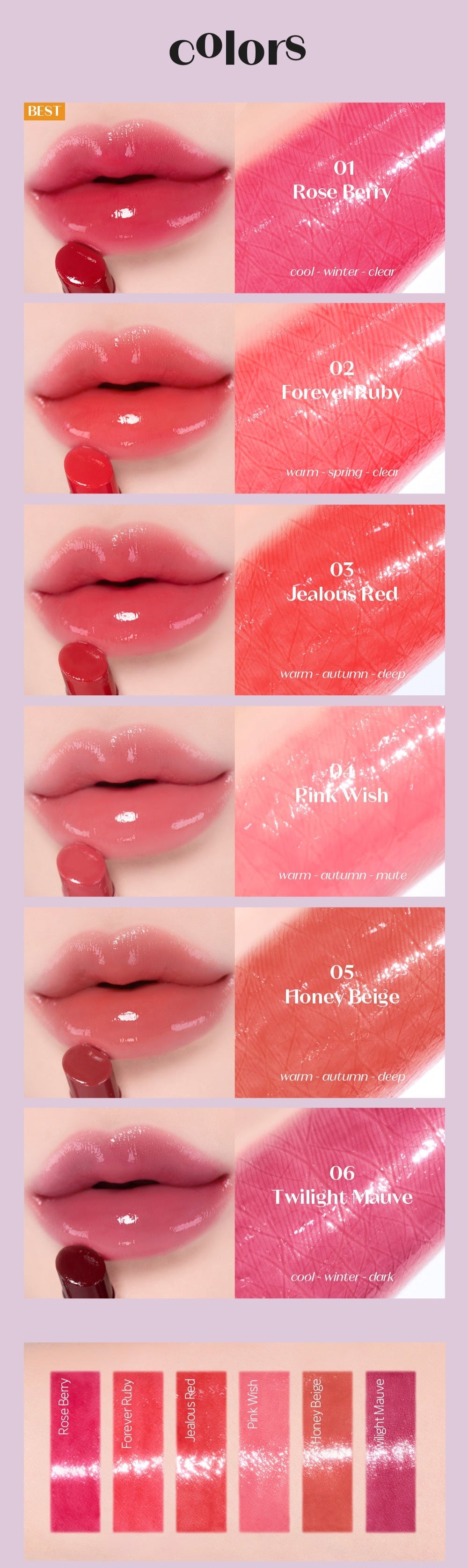 Color Lasting Glow Stick 3.2g,ETUDE ETUDE Lip Glosses