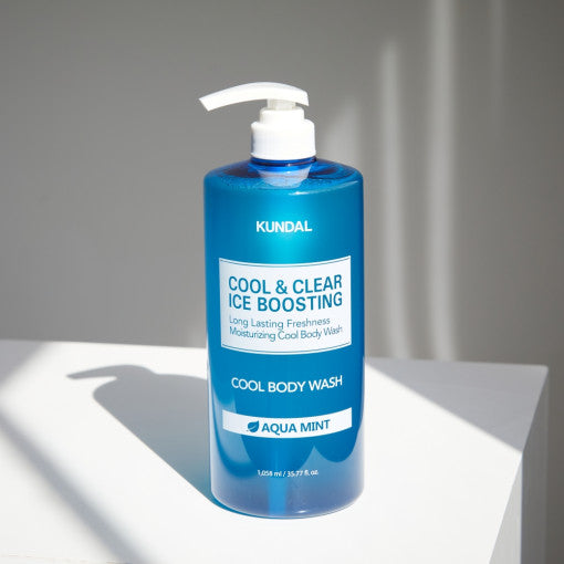 Cool & Clear Ice Boosting Cool Body Wash 1058ml #Aqua Mint, KUNDAL-1