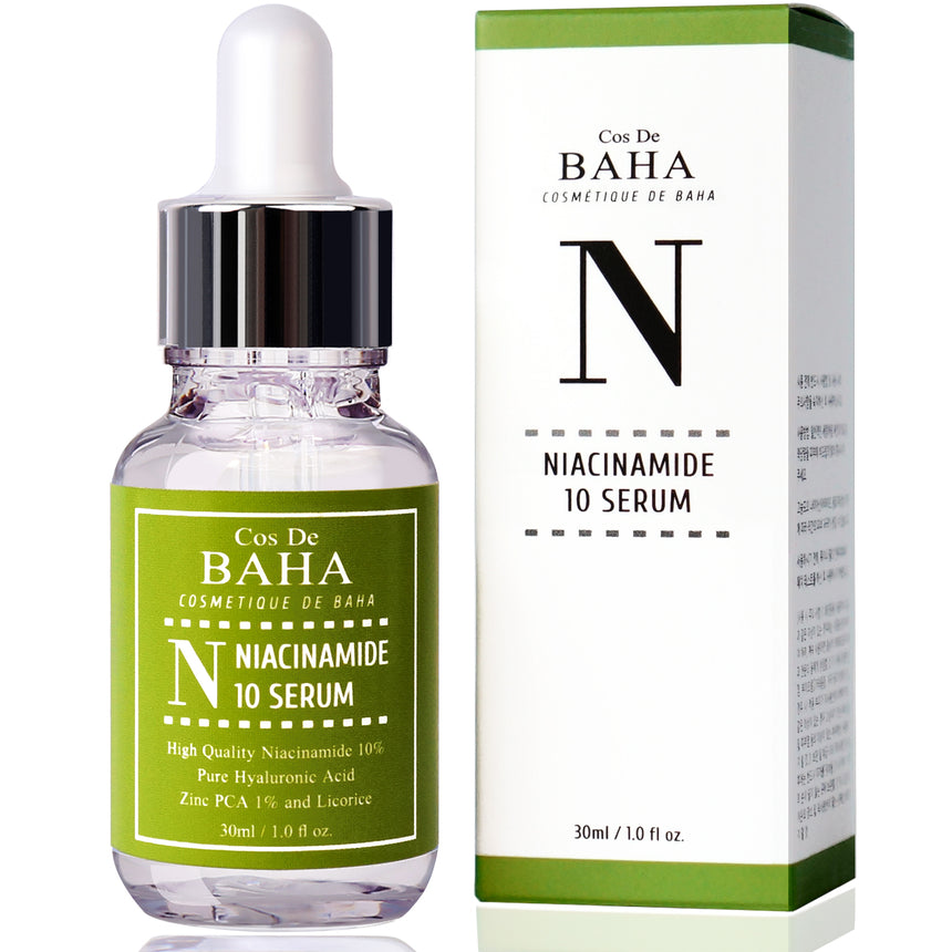 Cos De BAHA N Niacinamide 10% + Zinc 1% Serum 30ml Cos De BAHA Hydrating Serums