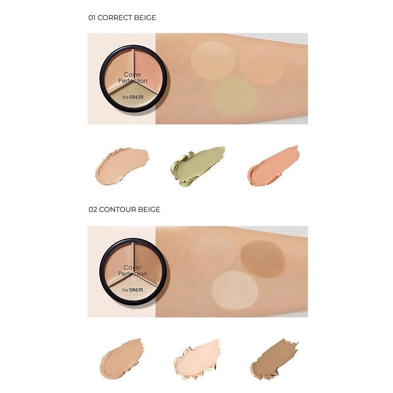 Cover Perfection Triple Pot Concealer 4.5g*3, The SAEM The SAEM Face Concealer