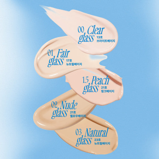 Cushion Glass Natural 13g (5 Colors), fwee fwee Cushion Foundation