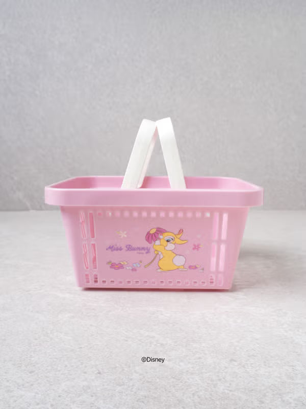 DAISO Disney Animals Handle Basket – Pink