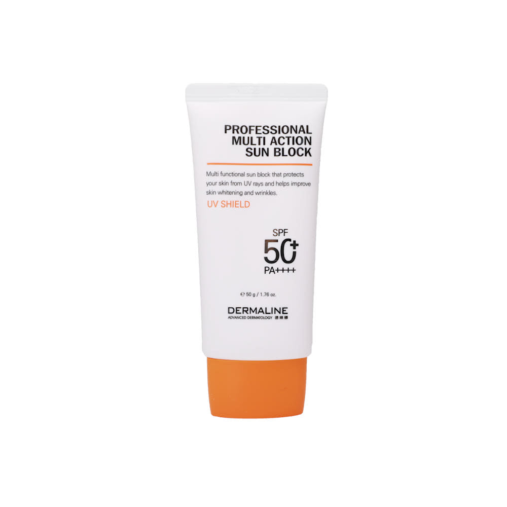 DERMALINE Professional Multi Action Sunblock SPF50+ PA+++ 50ml DERMALINE Sun Cream