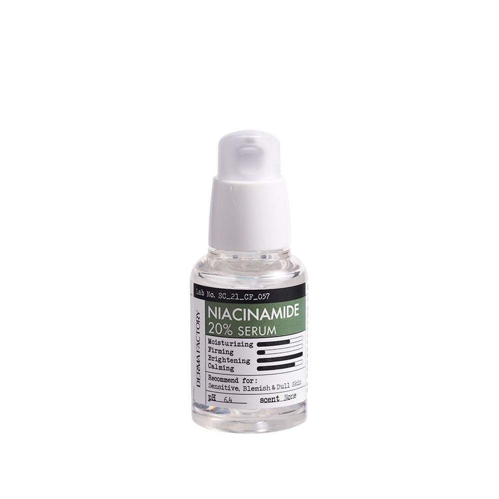 DERMA FACTORY Niacinamide 20% Serum 30ml DERMA FACTORY Brightening Serum