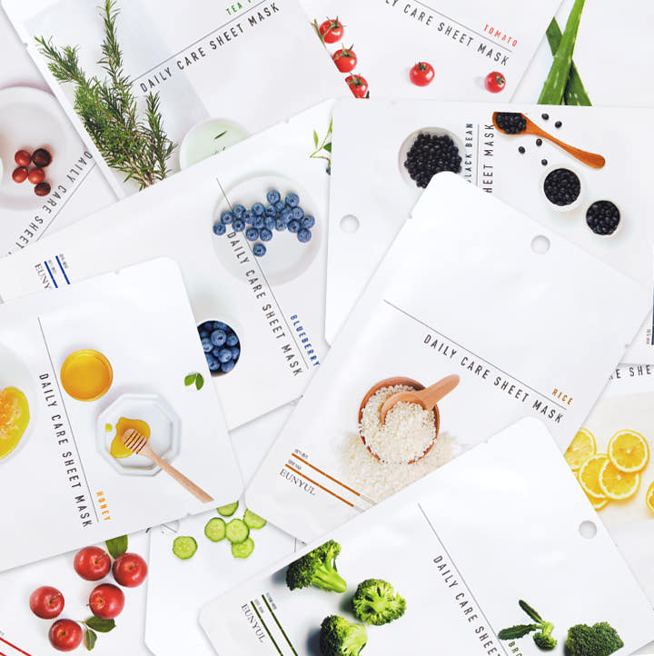 Daily Care Facial Sheet Mask 22ml*10ea (12-type), EUNYUL EUNYUL Sheet Mask