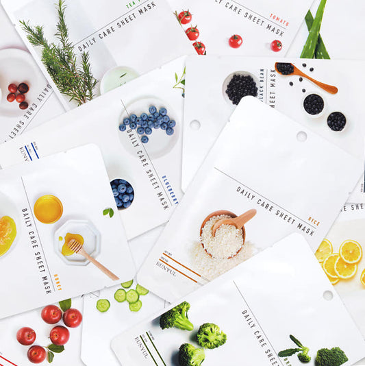 Daily Care Facial Sheet Mask 22ml*10ea (12-type), EUNYUL EUNYUL Sheet Mask