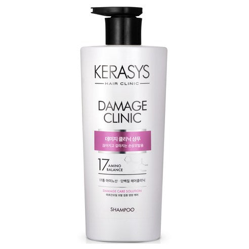 Damage Clinic Shampoo (For Damaged Hair) 600ml, Kerasys Kerasys Shampoo