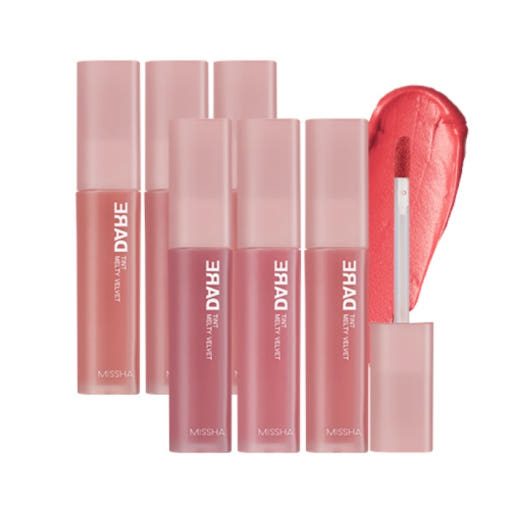 Daretint Melty Velvet 4.3g (6Colors), MISSHA MISSHA Lip Tint