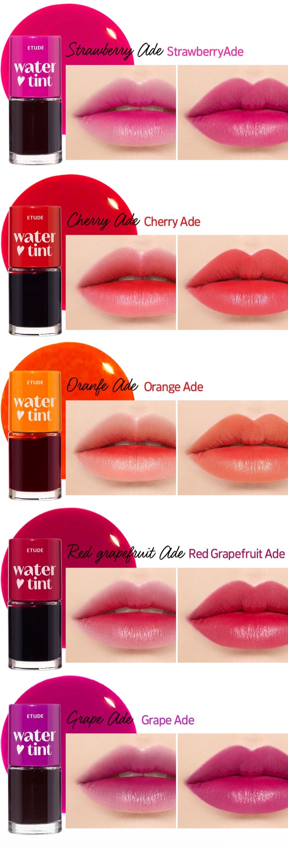 Dear Darling Water Tint 9g, ETUDE ETUDE Lip Tint
