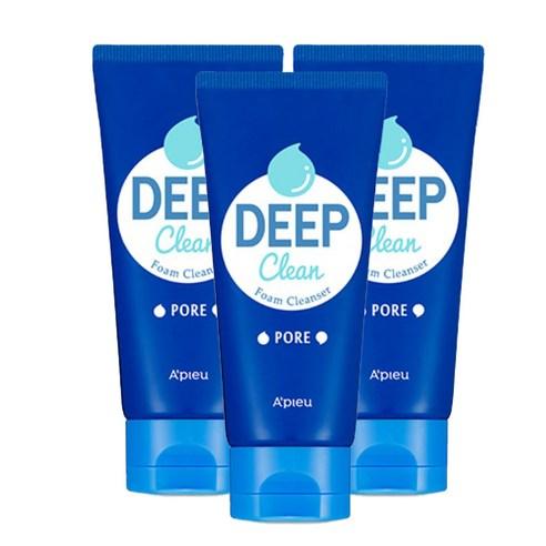 Deep Clean Foam Cleanser - Pore 130ml X 3ea, A'pieu A'pieu Cleansing Foam