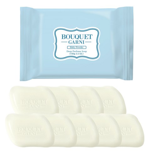 Deep Perfume Soap Baby Powder 100g X 10ea, Bouquet Garni Bouquet Garni Bar Soap