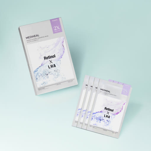 Derma Synergy Wrapping Mask Pore Care (Retinol X LHA) 25ml X 14ea, MEDIHEAL MEDIHEAL Treatment Mask