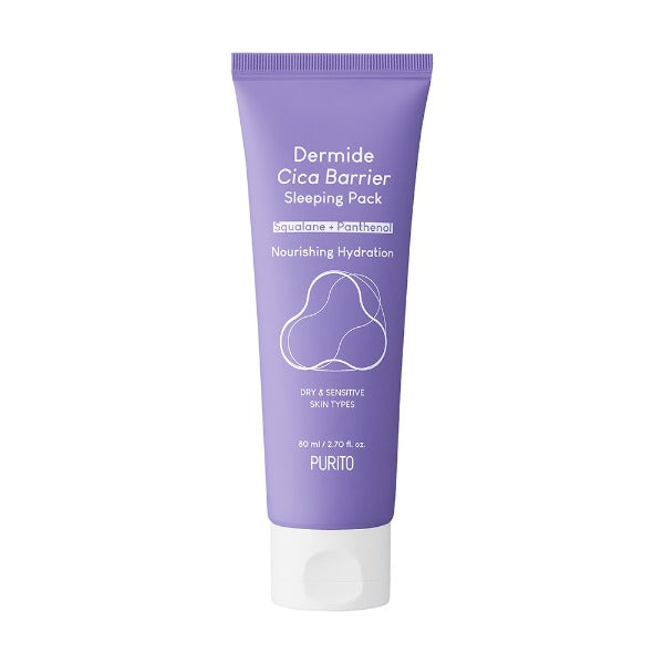 Dermide Cica Barrier Sleeping Pack 80ml, PURITO PURITO Overnight Face Mask