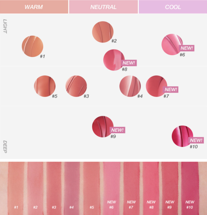 Dew Blurry Tint 4g (10 Colors), TOO COOL FOR SCHOOL TOO COOL FOR SCHOOL Lip Tint