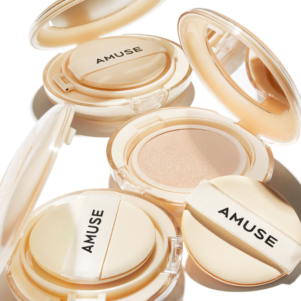 Dew Jelly Master Cushion SPF38 PA+++ 15g + 15g(Refill) (4 Colors), AMUSE AMUSE Cushion Foundation