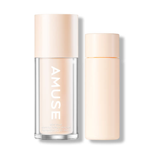 Dew Wear Foundation SPF50+ PA++++ SET 35ml + 35ml(Refill) (4 Colors), AMUSE AMUSE Foundation