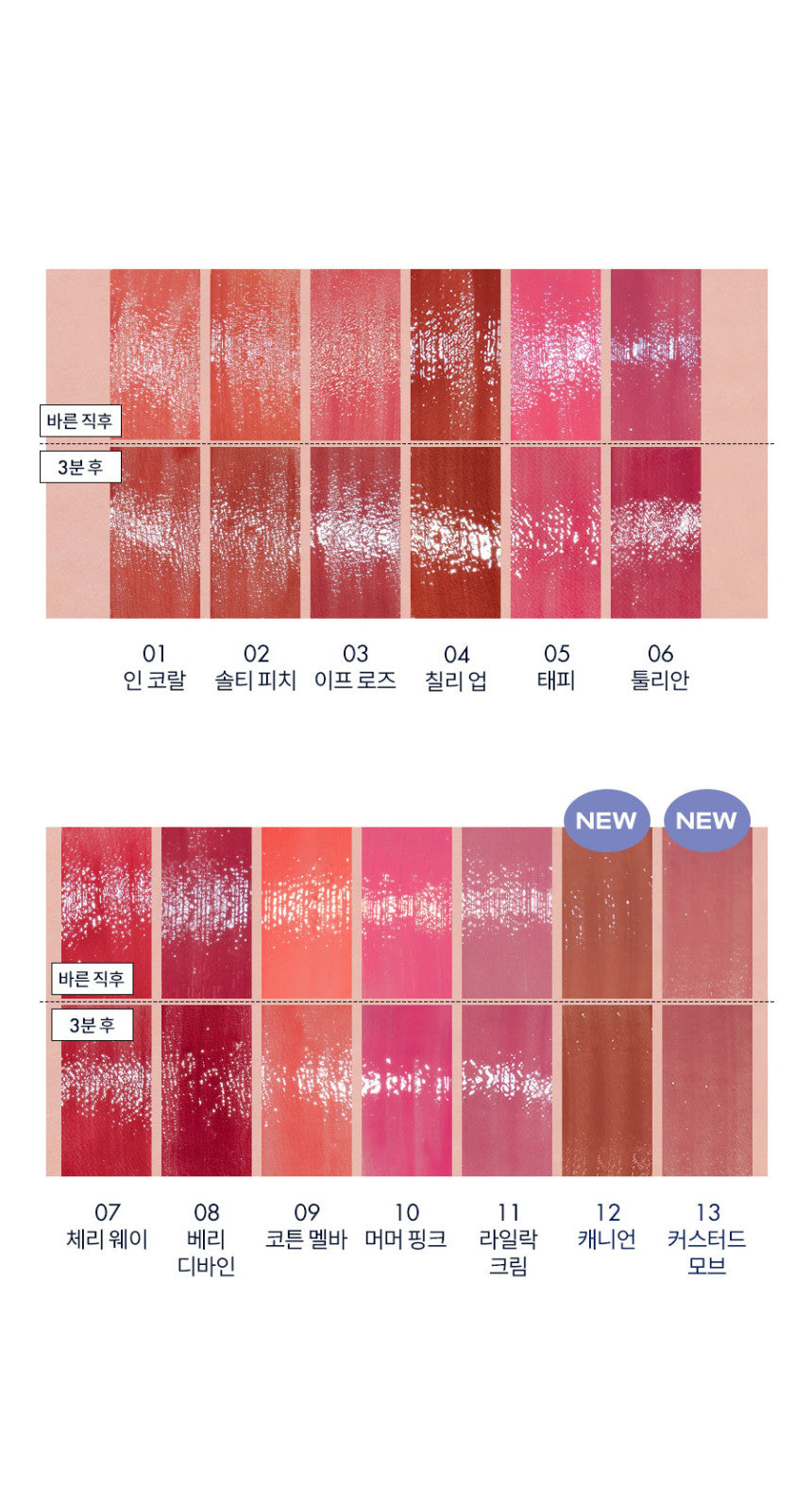 Dewyful Water Tint (13 Colors), rom&nd rom&nd Lip Stains