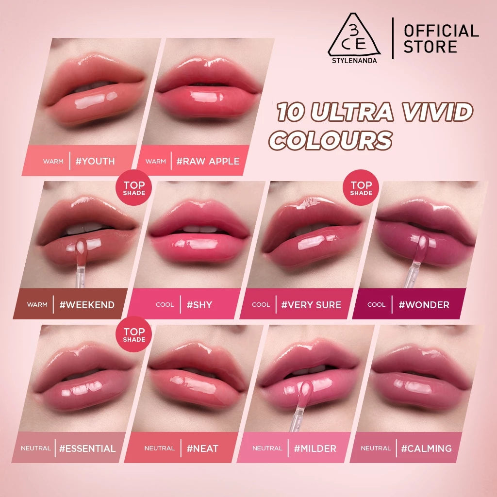 Drop Glow Gel 3.8g, 3CE 3CE Lip Stains
