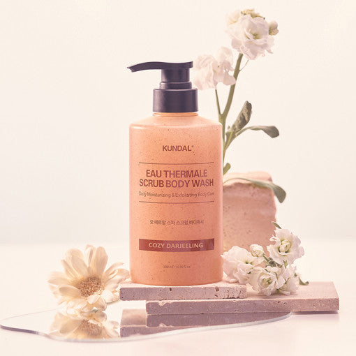 EAU THERMALE SPA SCRUB BODY WASH 500ml #COZY DARRELING, KUNDAL-1