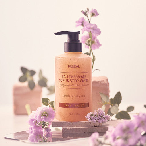 EAU THERMALE SPA SCRUB BODY WASH 500ml #VIOLET MUGUET, KUNDAL-1