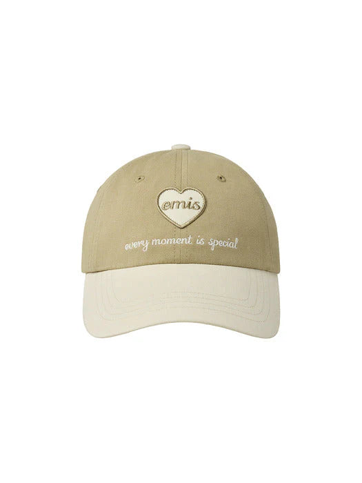 EMIS HEART WAPPEN TONE ON TONE BALL CAP EMIS Cap