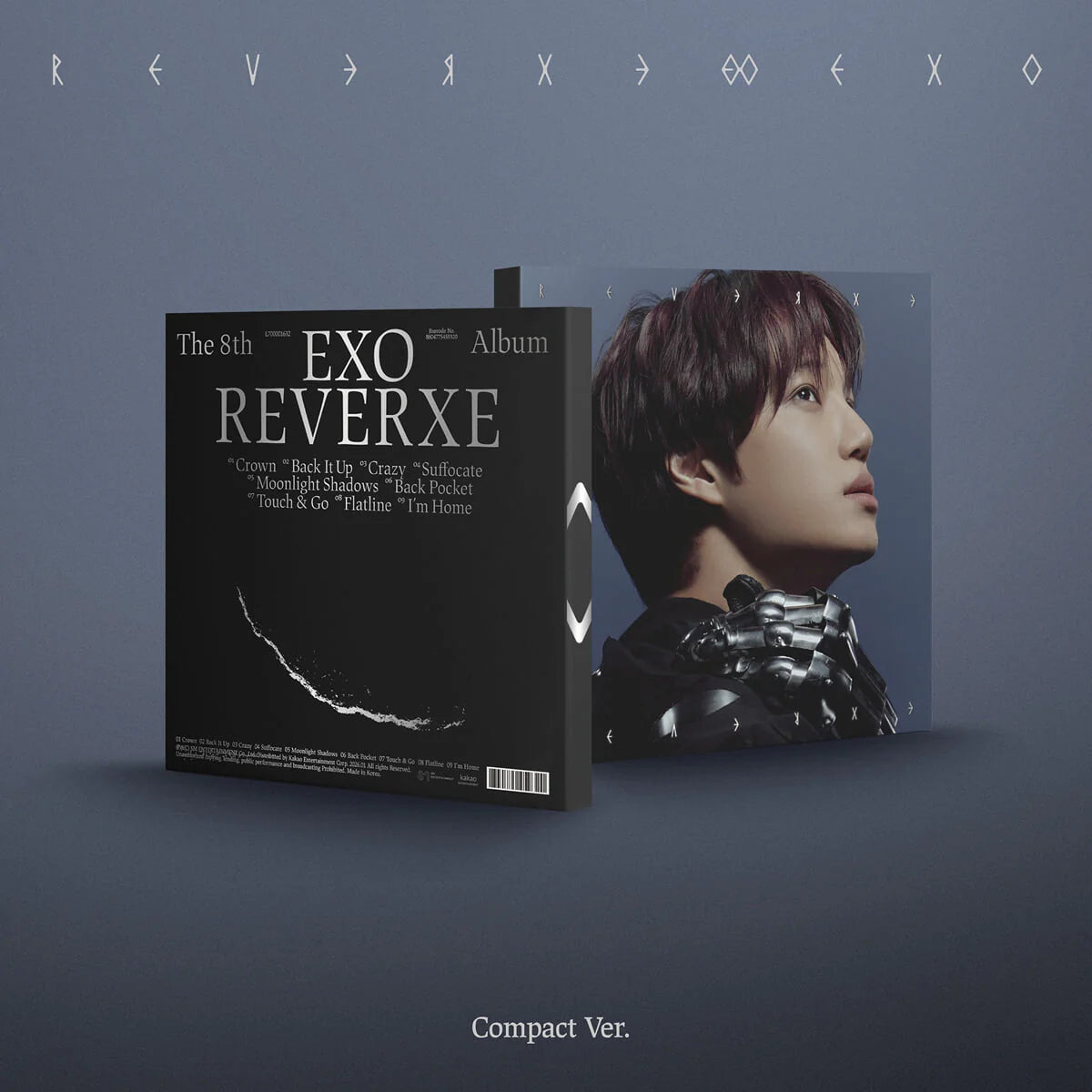 EXO - 8th Album REVERXE (Compact Ver.) (Random Ver.) EXO Merch Set