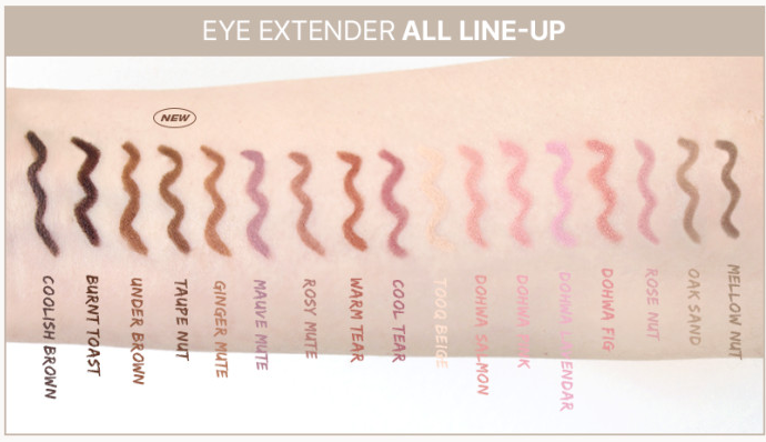 Eye Extender Waterproof Slim Eyeliner 0.12g/0.3g (16colors), tooq tooq Eyeliner
