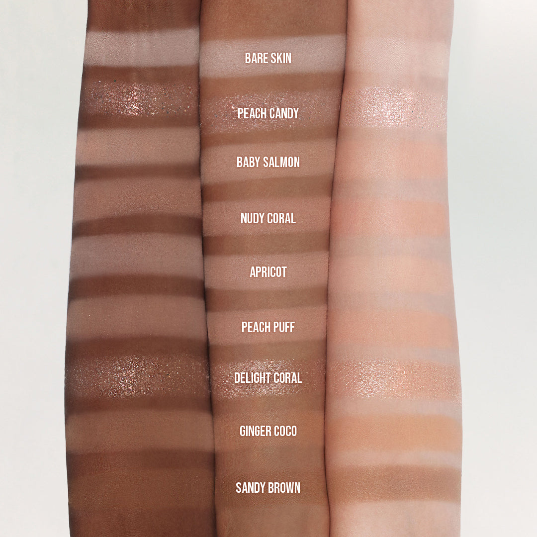 Eyeshadow Palette - 14 Peach Squeeze, dasique dasique Eyeshadow