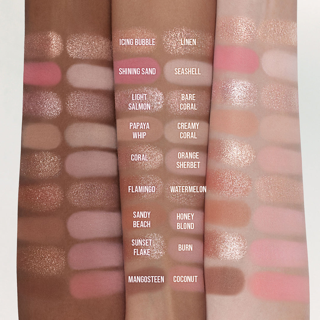 Eyeshadow Palette - 23 Summer Coral, dasique dasique Eyeshadow