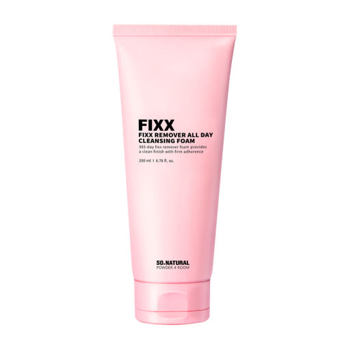 FIXX REMOVER ALL DAY CLEANSING FOAM 200ml, so natural so natural Cleansing Foam
