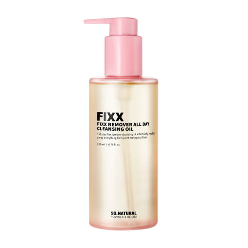 FIXX REMOVER ALL DAY CLEANSING OIL 200ml, so natural so natural Cleansing Oil