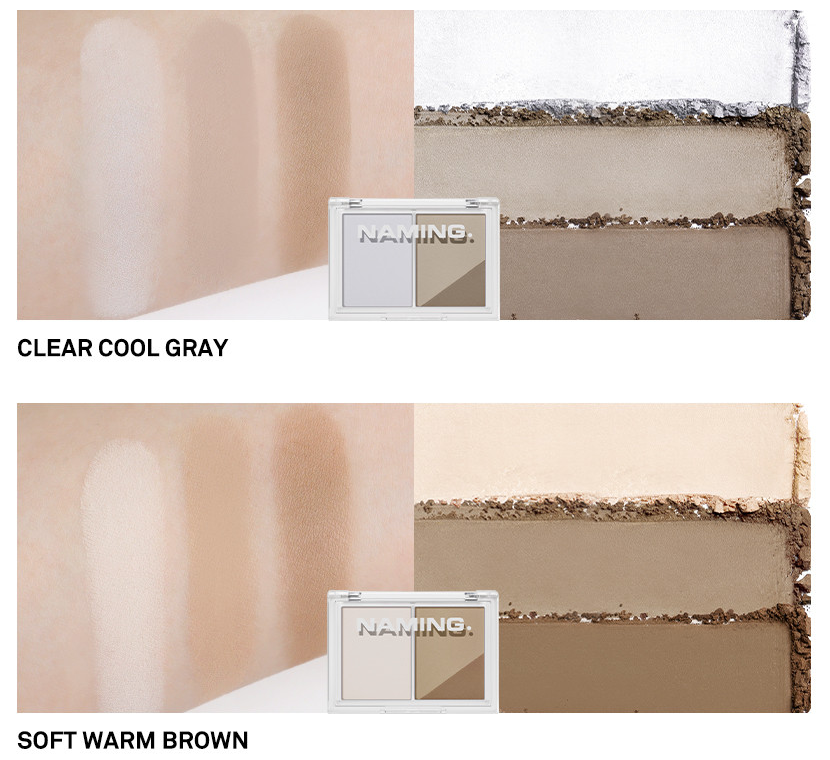 Fluffy Volume & Shading Duo 9.8g (2color), NAMING NAMING Face Shading