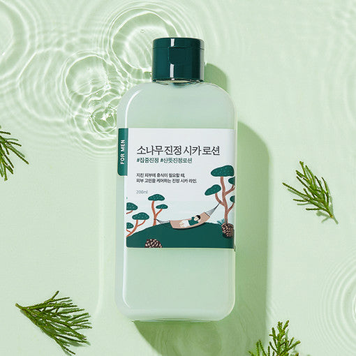 For Men Pine Calming Cica Lotion 200ml, Round Lab Round Lab Lotion for Men