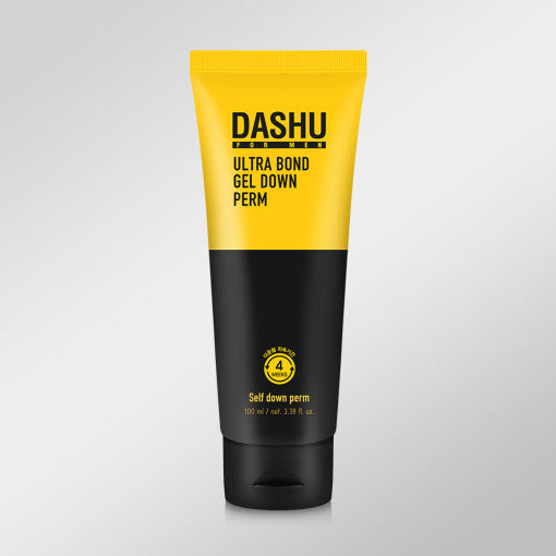 For Men Premium Ultra Bond Gel Down Perm 100ml, DASHU DASHU Hair Curl Cream for Men
