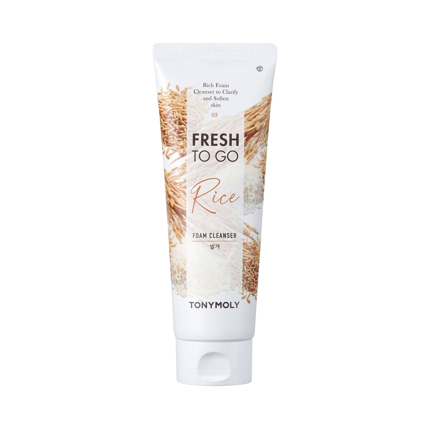 Fresh To Go Rice Foam Cleanser 170ml, TONYMOLY TONYMOLY Cleansing Foam