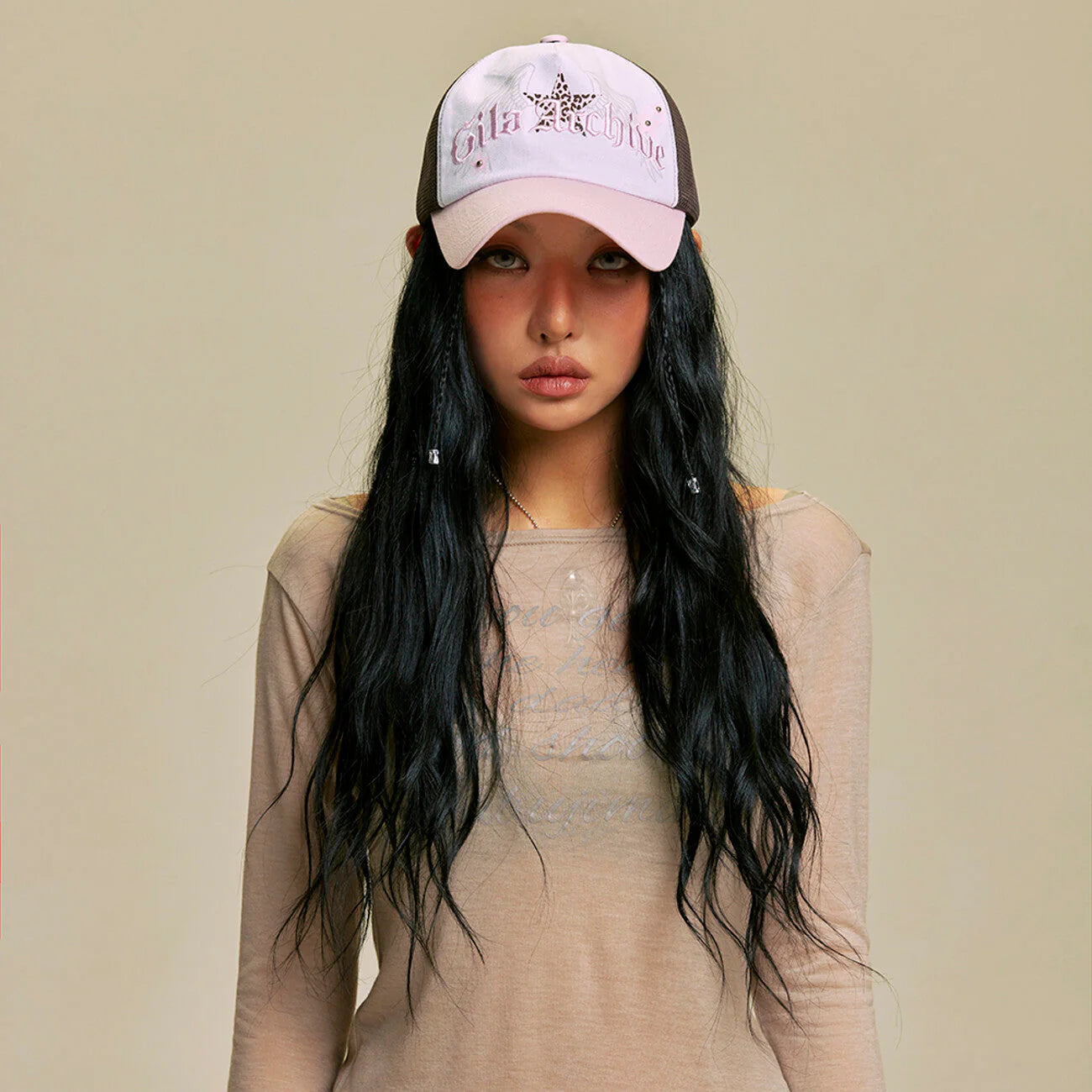 Gila Archive LEOPARD STAR WING MESH CAP-1