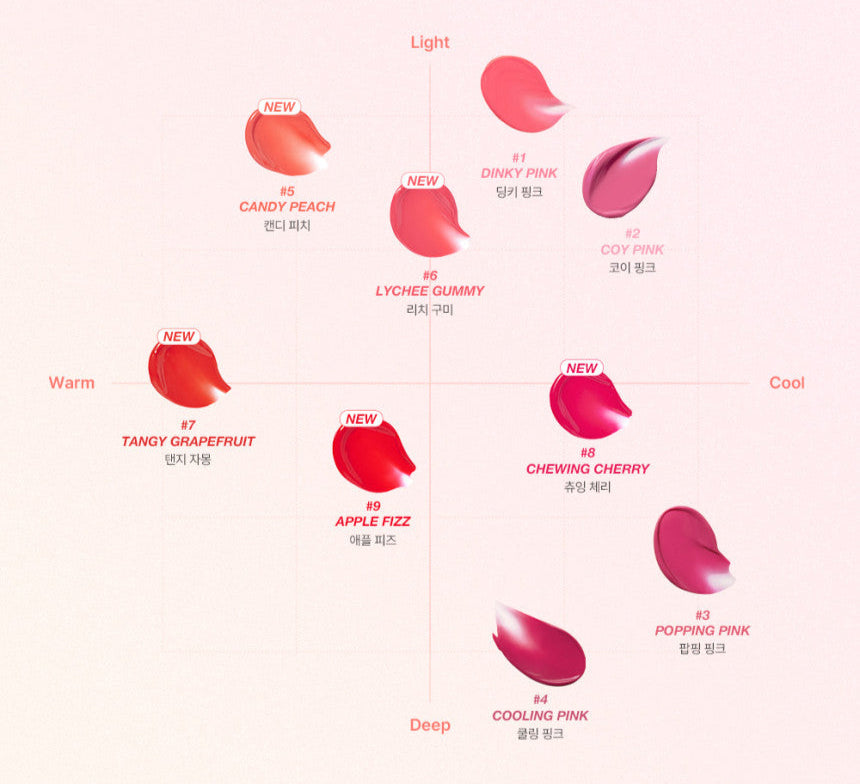 Glossy Blaster Tint 3.4g (9colors), TOO COOL FOR SCHOOL TOO COOL FOR SCHOOL Lip Tint