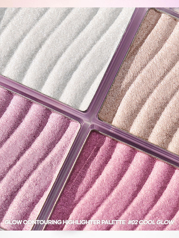 Glow Contouring Highlighter Palette 7.8g, WAKEMAKE WAKEMAKE Face Highlighter