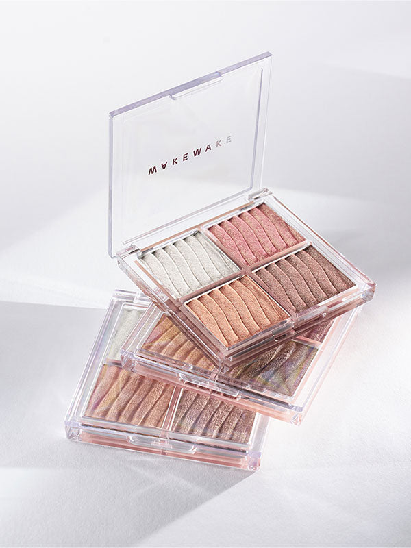 Glow Contouring Highlighter Palette 7.8g, WAKEMAKE WAKEMAKE Face Highlighter