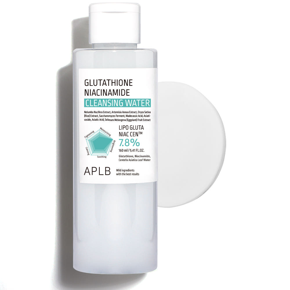 Glutathione Niacinamide Cleansing Water 160ml, APLB APLB Micellar Waters