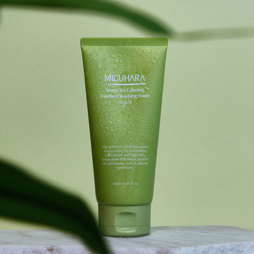 Green Tea Calming Essence Cleansing Foam Origin 120ml, MIGUHARA MIGUHARA Cleansing Foam